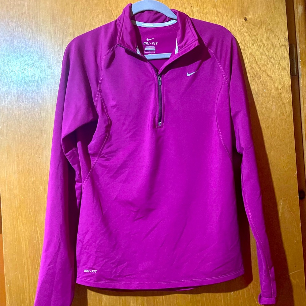 Fuchsia Nike Half Zip